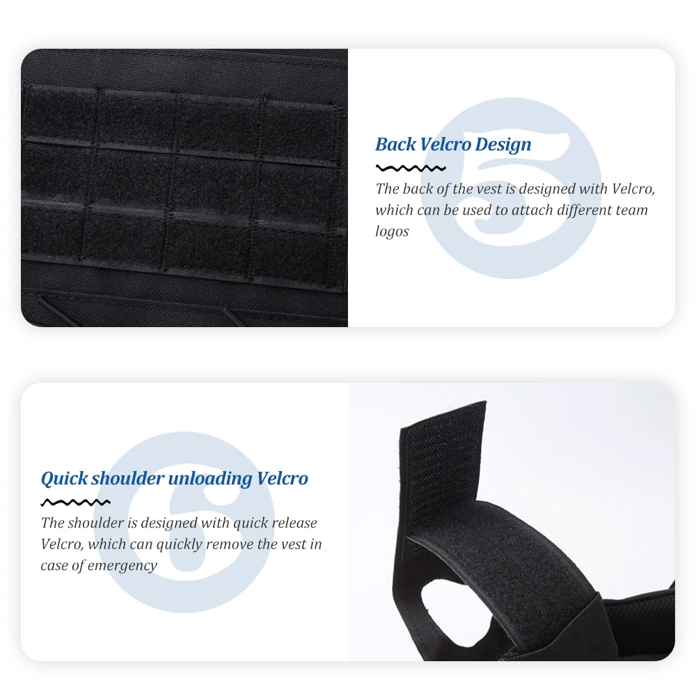 Multifunctional Lightweight And Waterproof Removable Humanity Design Plate Carriers