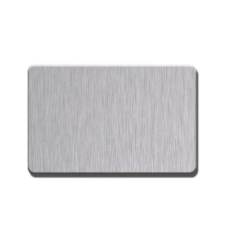 PVDF Coated Fireproof Brushed Color Aluminum Facade Slabs Aluminum Composite Panels