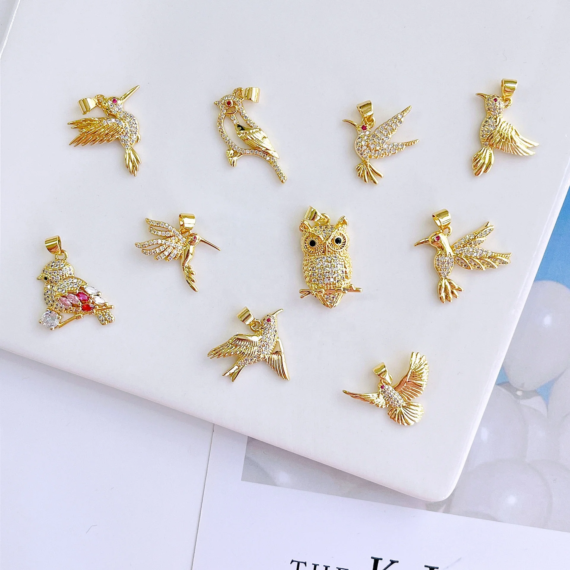 Jewelry Flying Little Bird Gold Swallow Pendant Animal Cute Necklace For Women