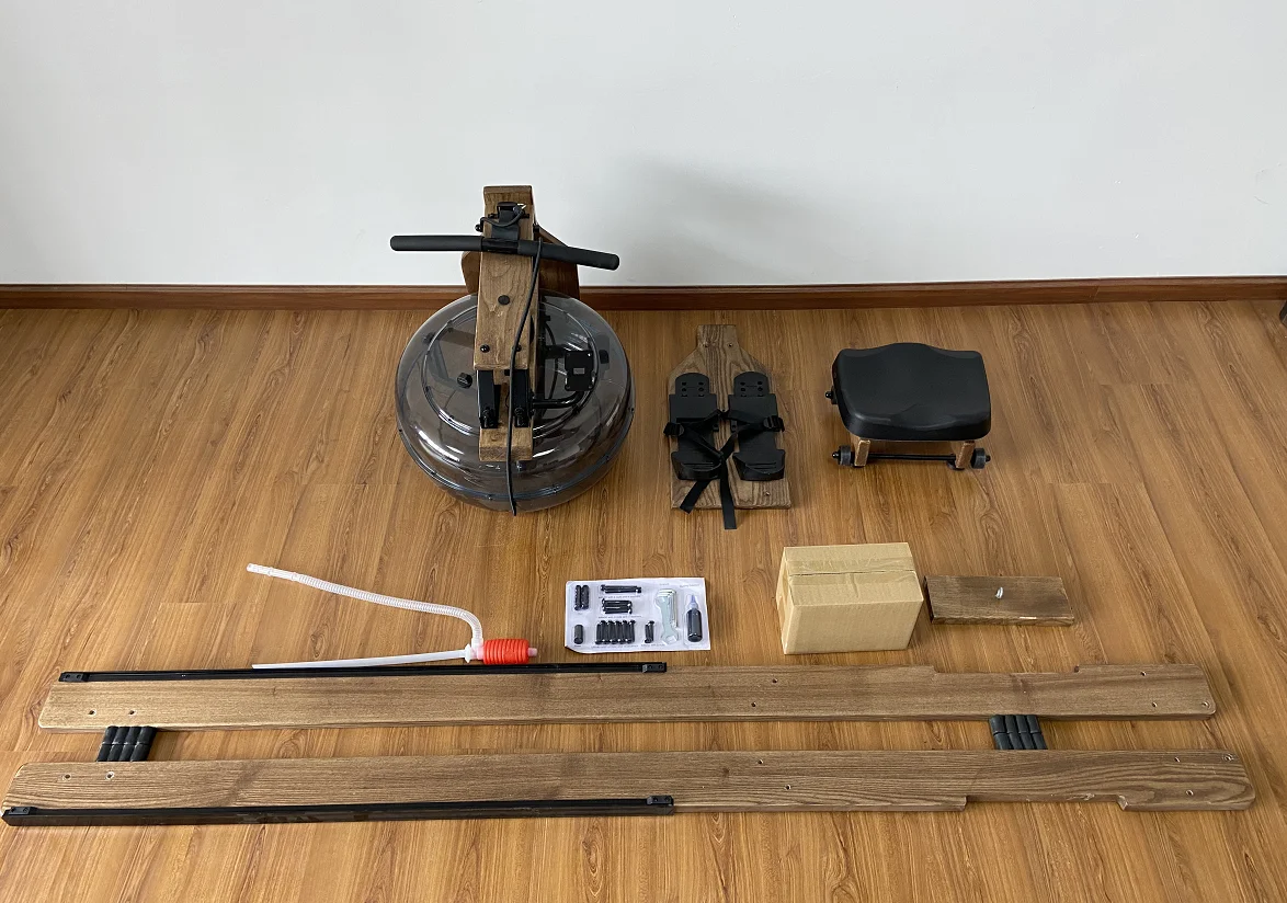 
Home Indoor Gym Equipment Cardio Exercise Water Resistance Fitness Rowing Machine 