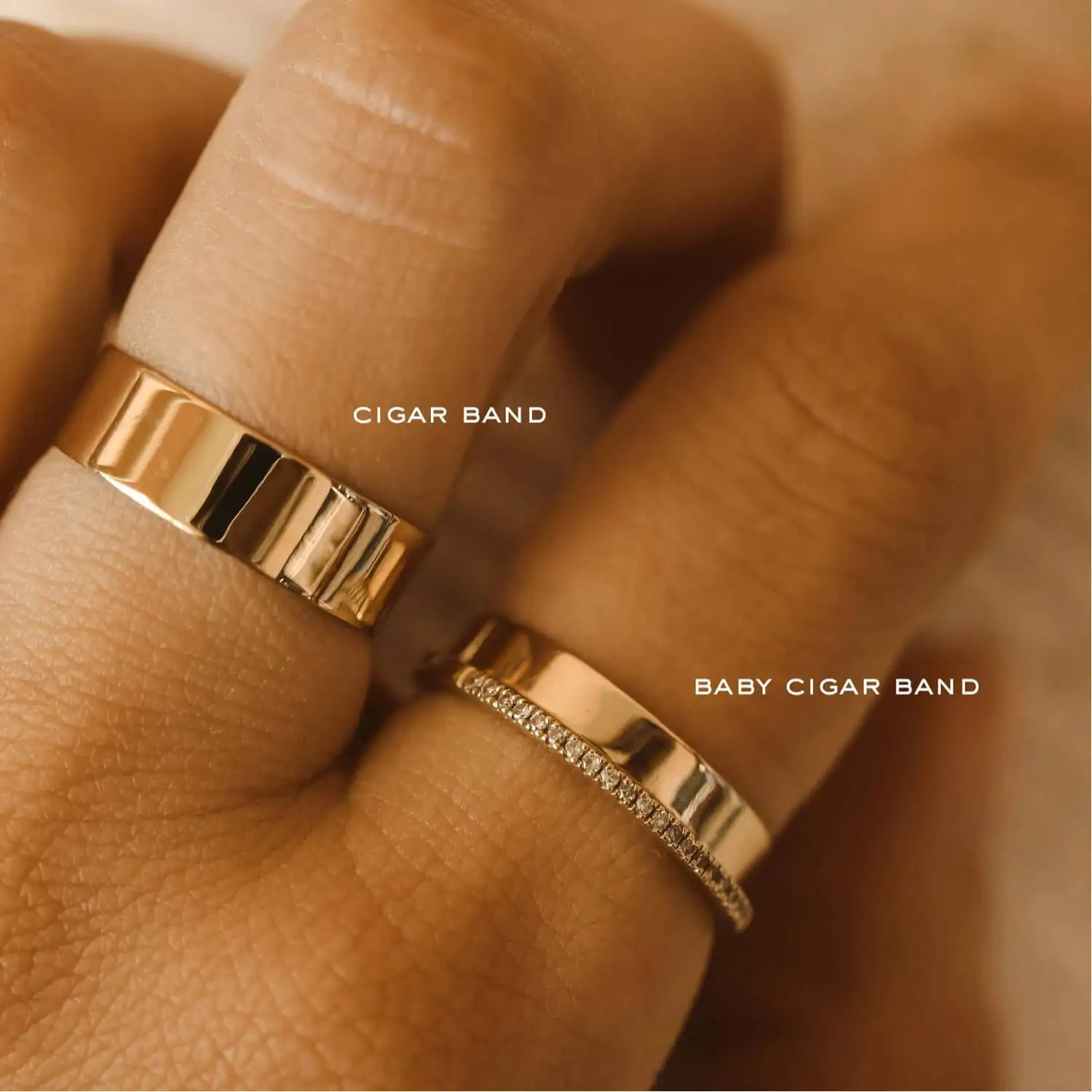 14k jewelry costume rings cigar band, stylish finger ring designs women funky wide band ring