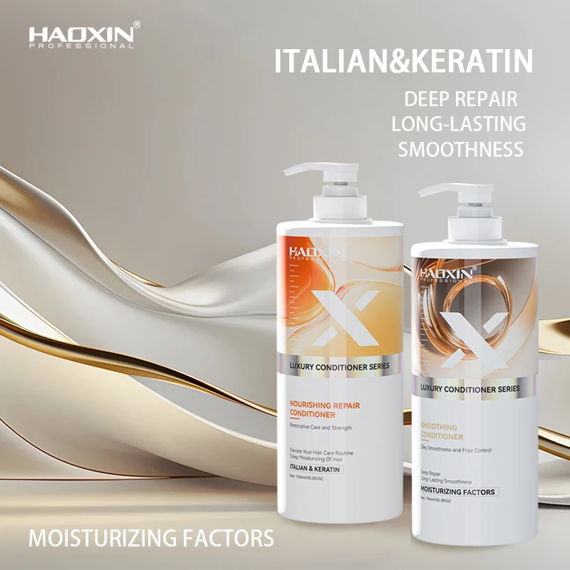 HAOXIN Factory Smoothing Damaged Anti-frizz Proteinfix Smooth Semi-treatment Hair Conditioner For Sale