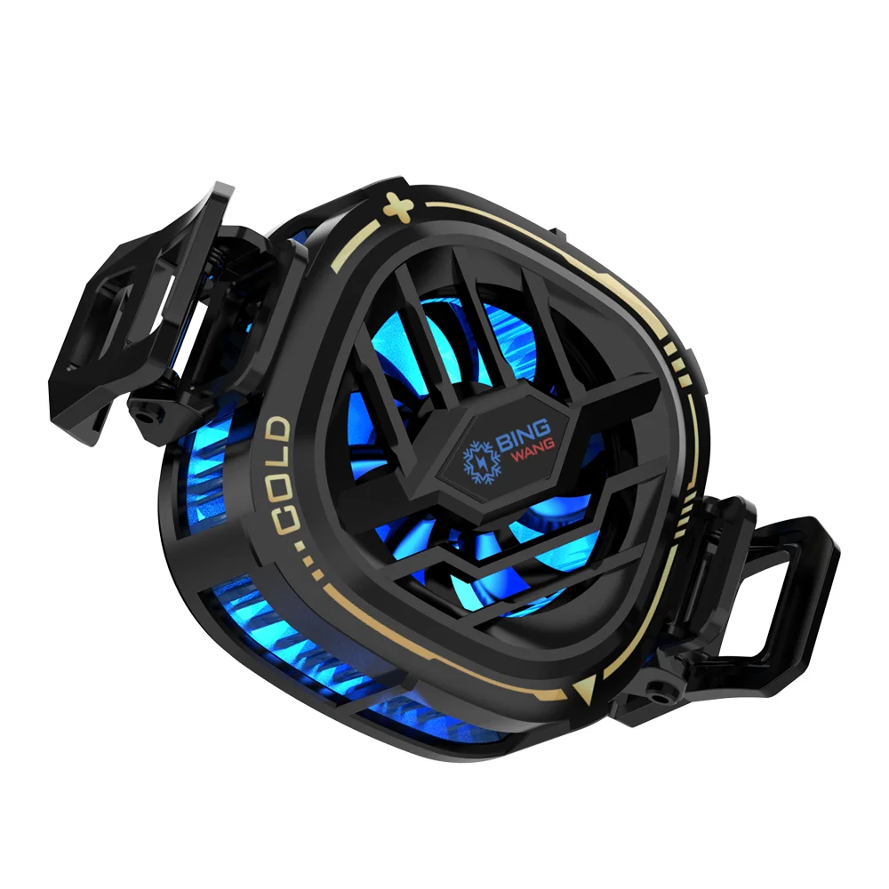 Great Roc Phone Cooling Fan Gaming Mobile Phone Radiator with LED Phone Cooler Tiktok Live Streaming