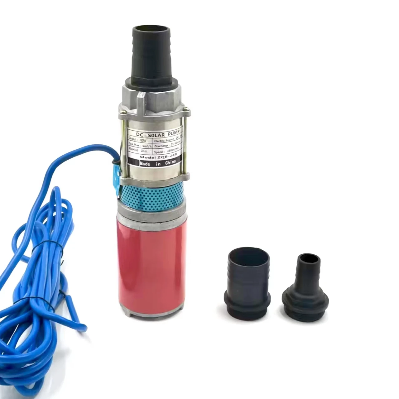 DL 24V Stainless Steel Vertical Submersible Well Pump High Pressure Multistage DC Motor Customizable OEM Support Big Flow Solar