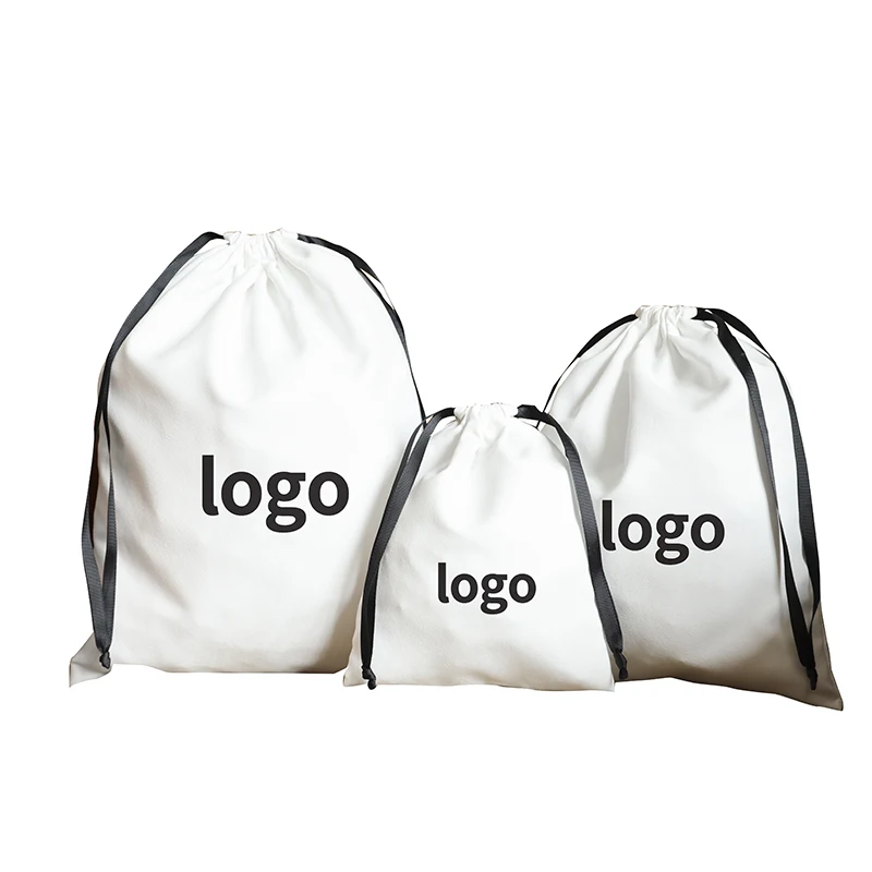 Wholesale promotion suede  velvet Blank drawstring bag pouch Eco friendly rpet Dust Bag for shoe  dust bags Covers For Handbags