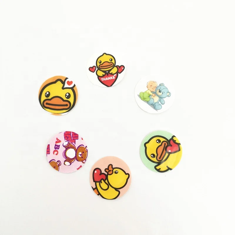Cartoon Printing Band Aid Kids Circular Medical Sterile Cute Bandaid