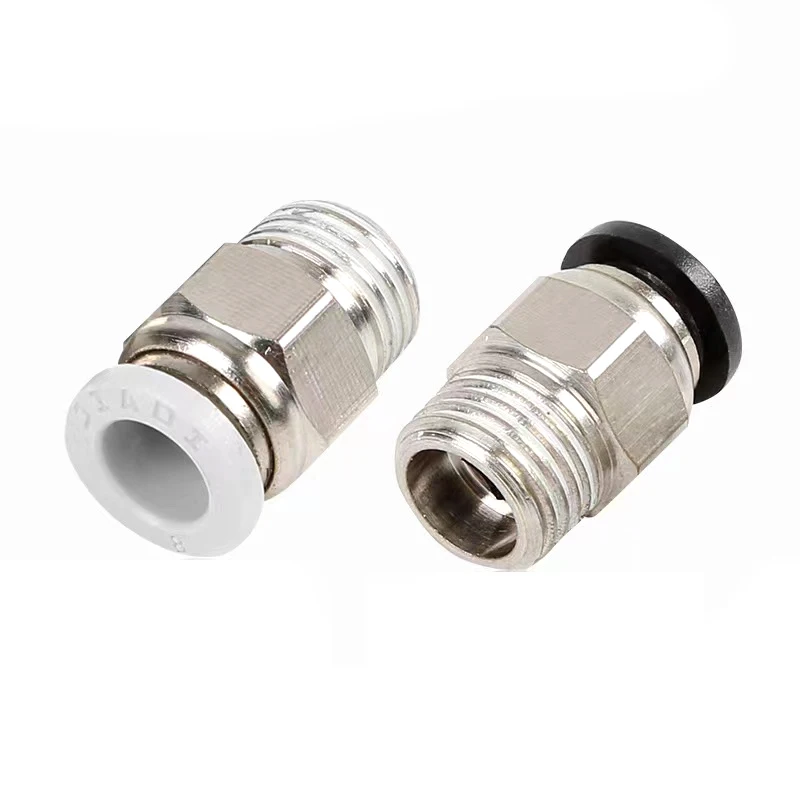 ZM 0297 Pc Quick Elbow Stainless Plastic Cylinder connect Pneumatic Air Push In Part Hose Tube Connector Fitting
