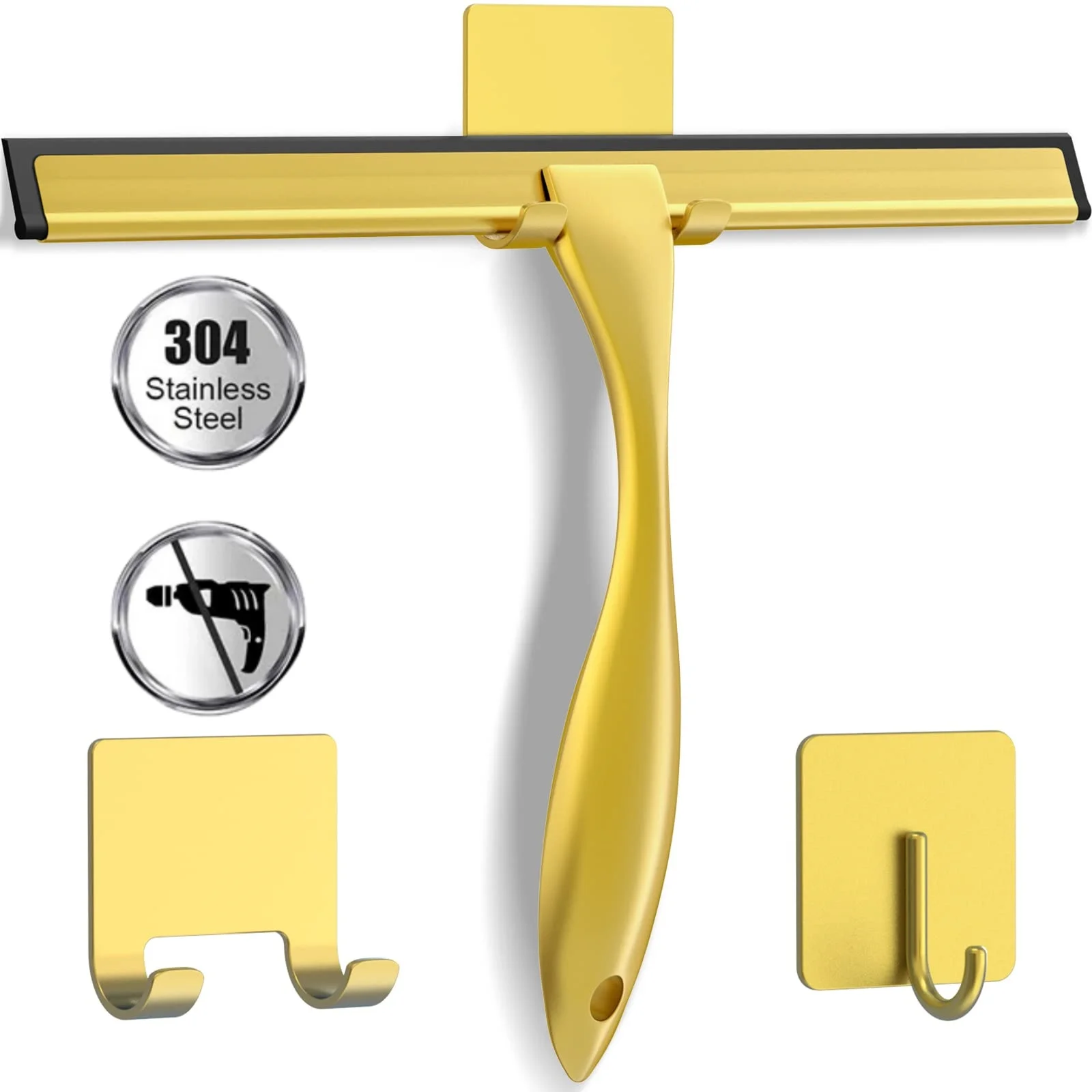 Wholesale 10-inch squeegee window cleaning  Silicone squeegee Rubber wiper Popular window cleaner window wiper tool