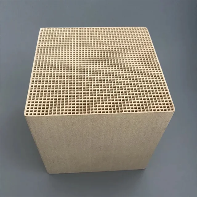 Honeycomb Ceramic Monolith Heat Storage Exchanger Ceramic Substrates Block For Rto
