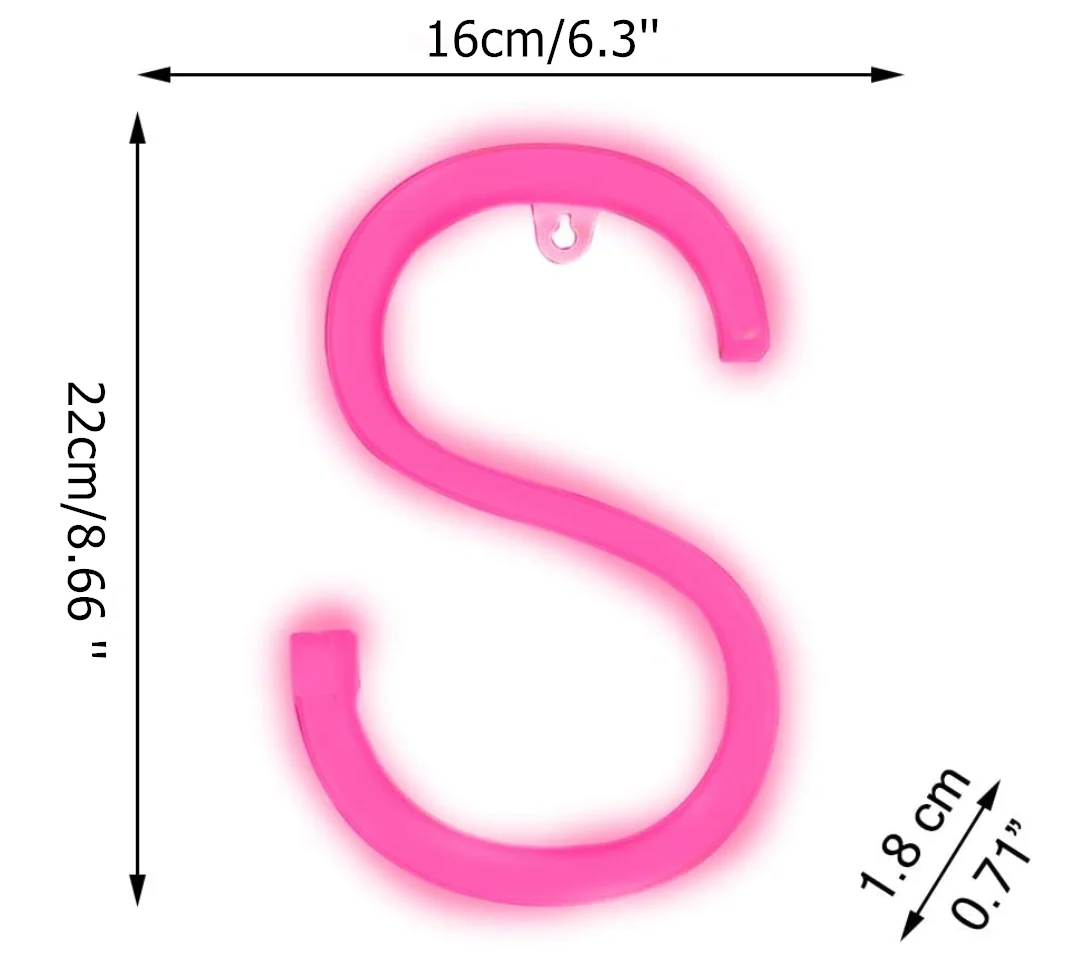 Marquee Letter Lights Battery Operated Usb Happy Birthday Wedding Christmas Wall Room Decoration Led Letter Neon Sign Light