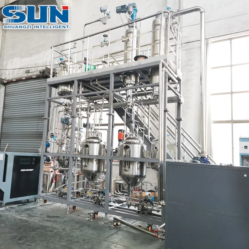 Highly Efficient Industrial Lactic Acid Distiller Short Path Molecular Distillation Equipment