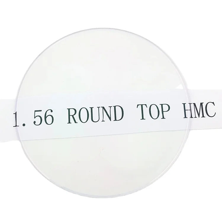 Wholesale 1.56 Uv420 Bifocal Optical Lenses Blue Cut Round Top Bifocal Super Hydrophobic Optical Lenses
