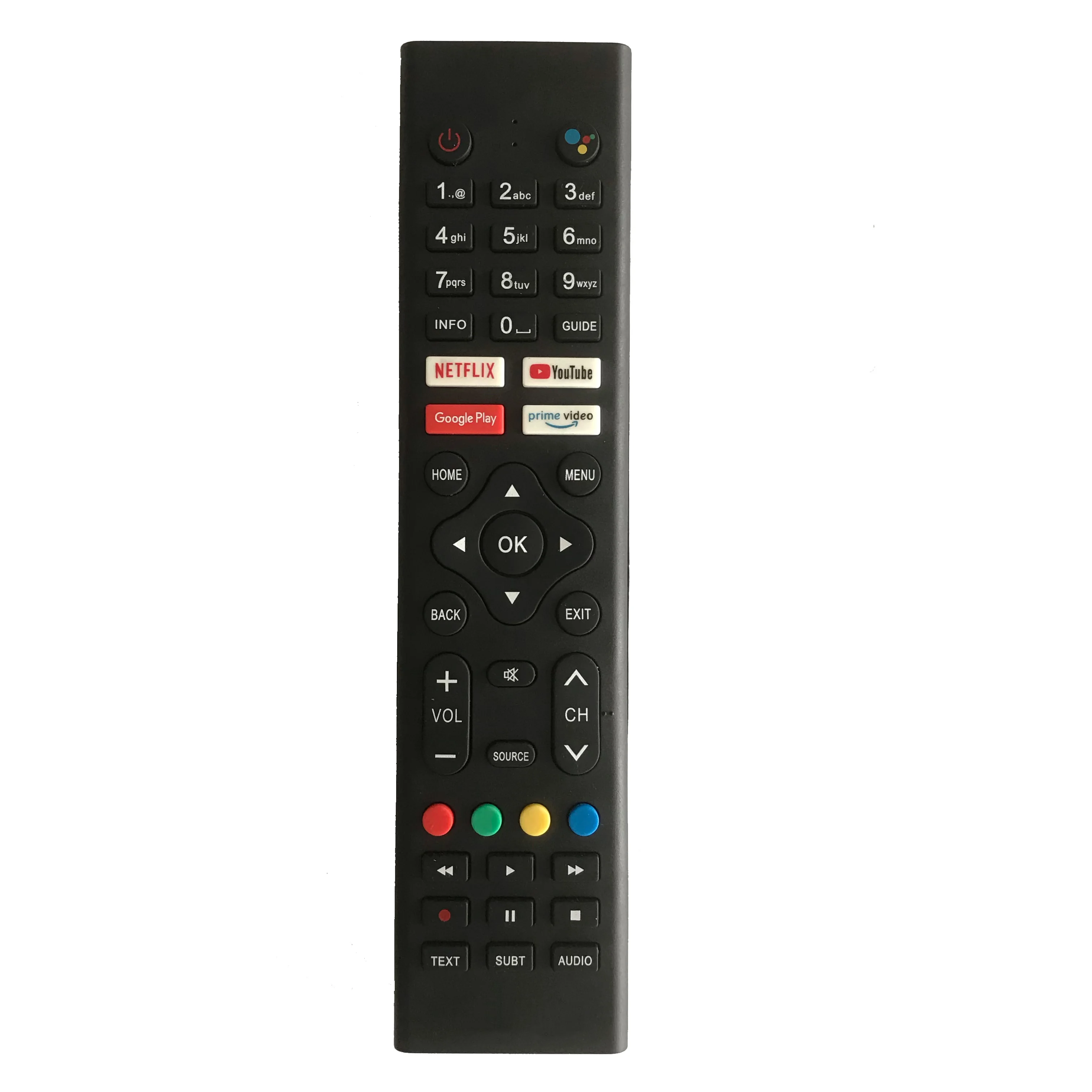 Universal IR Plastic YTB NET GOO PRI buttons smart TV REMOTE CONTROL with competitive price