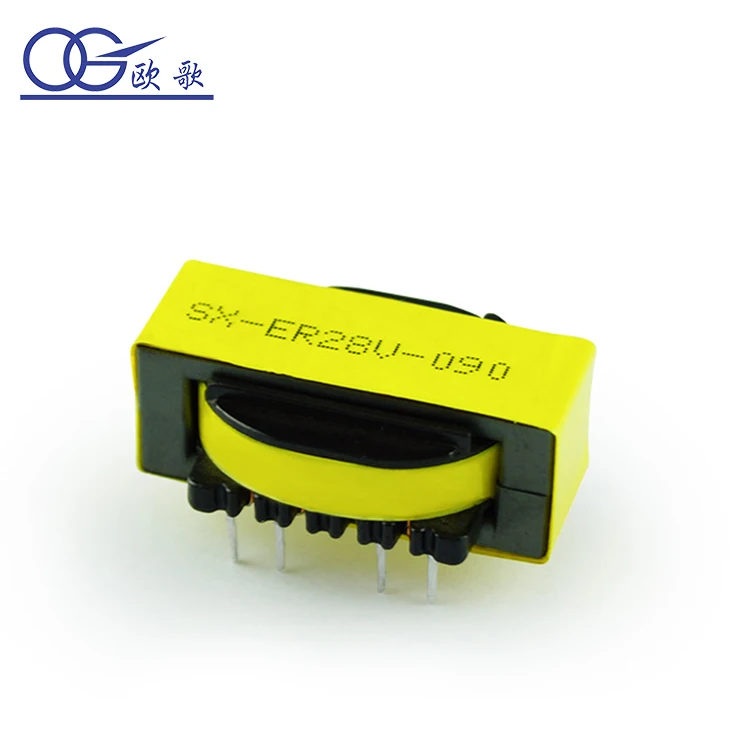 High Performance Electrical Transformer Parts ER28V-090 Horizontal Power Transformer 220v To 110v