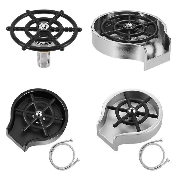 Hot Selling Wine and Beer Glass Cup Washer Automatic Rinser Cleaning Tool for Kitchen