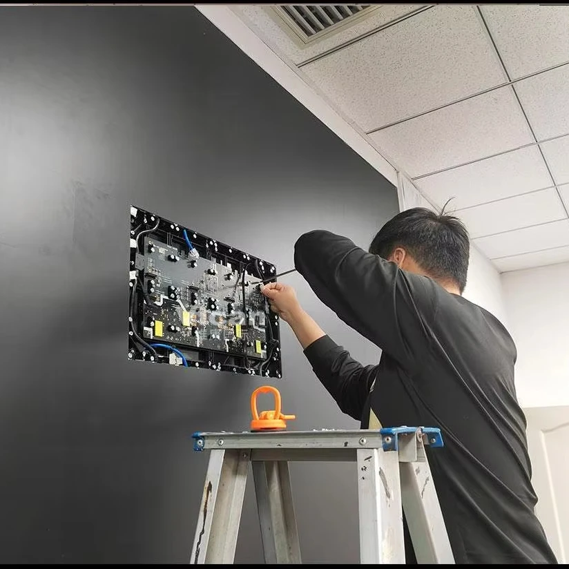 Mini COB LED micro displays P0.93 indoor 4K 3D wall video cabinet size 600mm*337.5mm Subway metro LED COB screens advertising