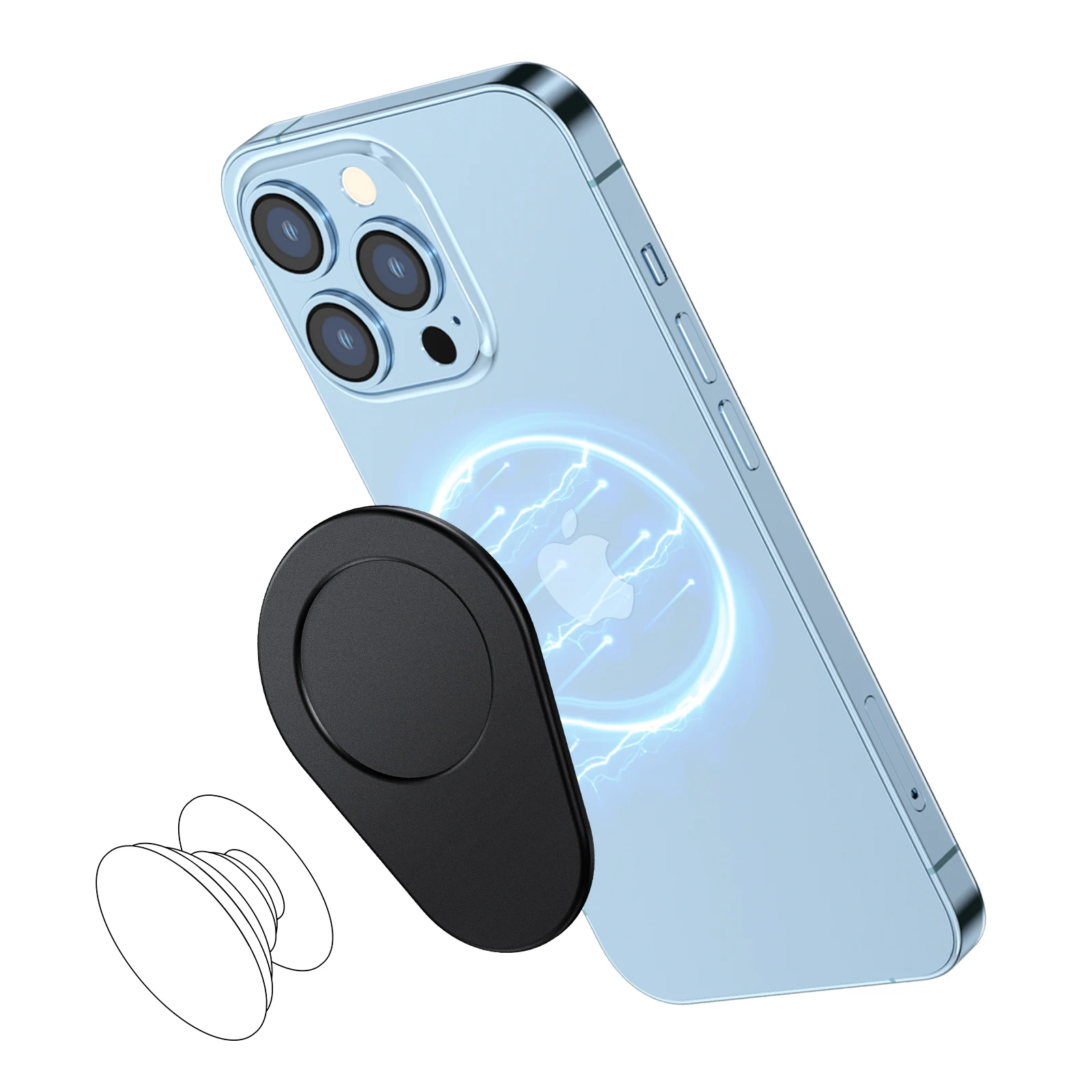 Promotional Gifts Magnetic Phone Grip N52 Magnet Phone Holder Phone Socket Up Grip Base Pop Up Sockets for iPhone 14 13 12