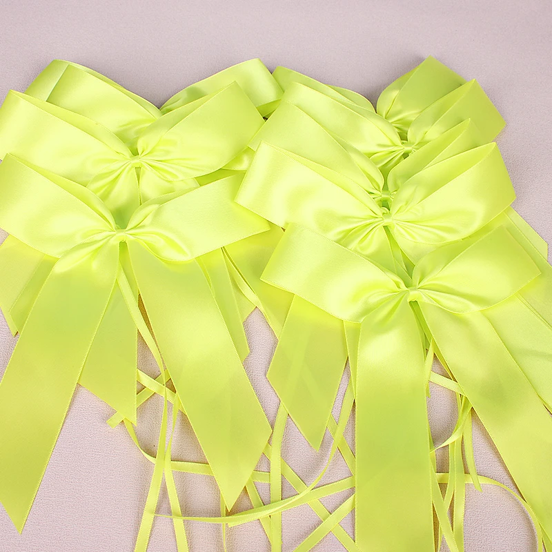 decorative bow ribbons for wedding printed grosgrain ribbon for single face pre tied ribbon tie