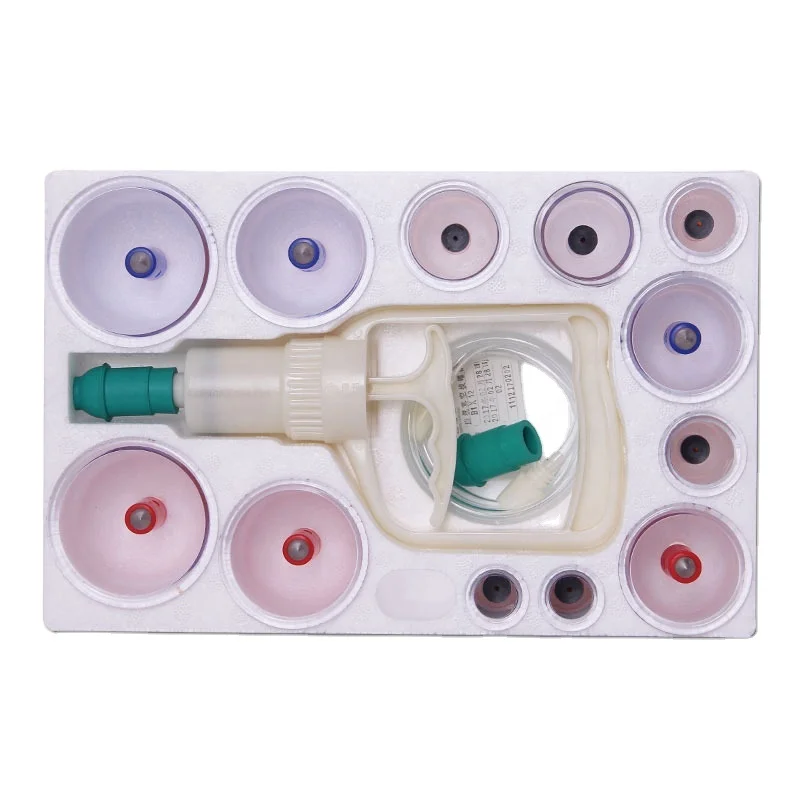 Beauty salon fitness with acupuncture cupping device negative pressure magnetic therapy 12 jars set
