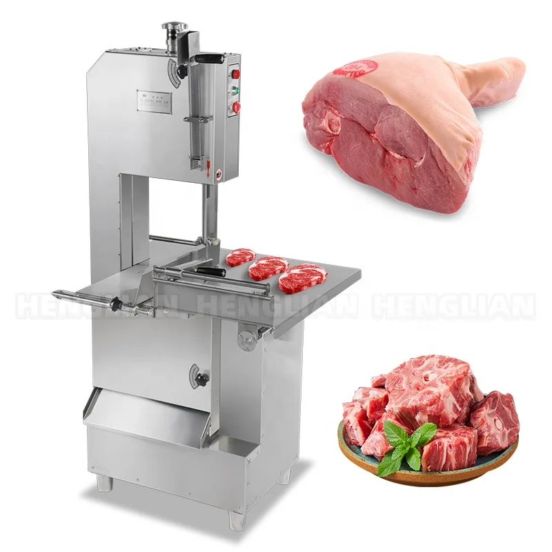 JG400AS bone cutting machine Band Saw Machine meat and bone cutting butcher band Vertical bone sawing machine