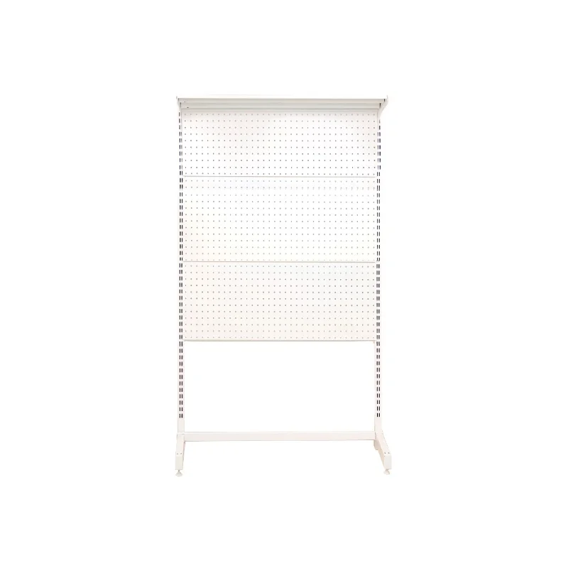 Leke Hole Orifice Plate Metal storage rack Gaming Standing Shelf Units Home Office cabinets with Metal Pegboard