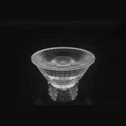 Manufacturer 72MM PMMA PC Optical LED Lens Indoor Retail Led Lenses Down Light Spot Light Track light lens TIR LED Lens