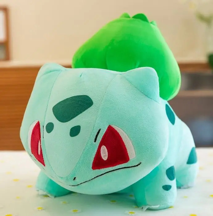Aolan Cute Cartoon Pokemoned Doll Series Bika Chugeni Turtle Elf Small Fire Dragon Stuffed Animals Toy