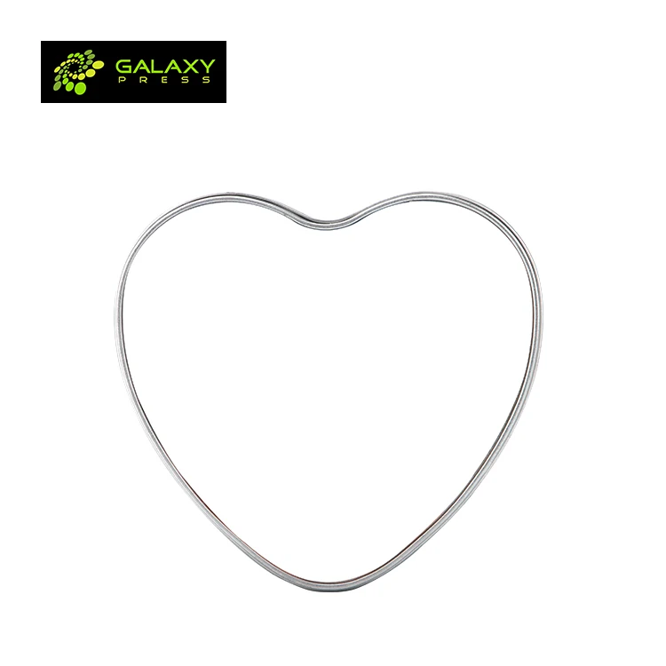 High Quality Metal Sublimation Tins Box Blanks of Heart Shape