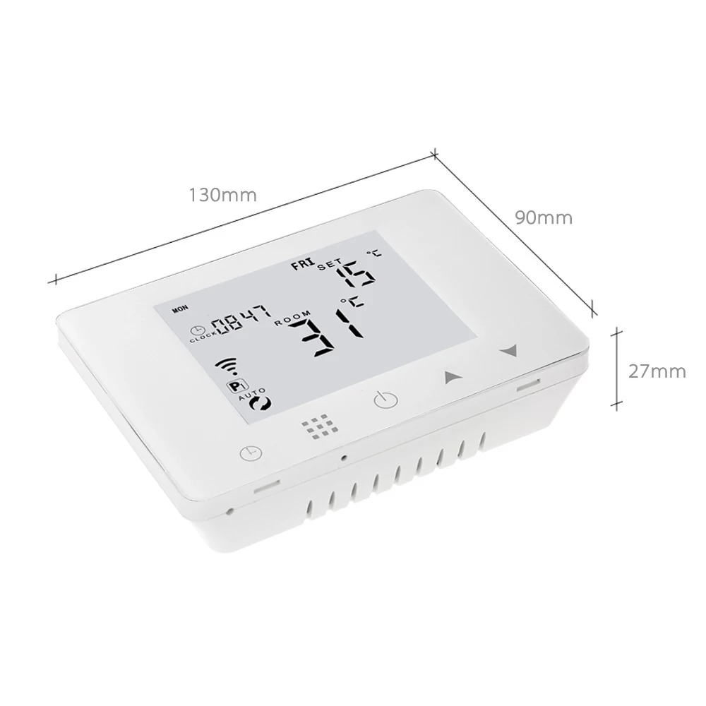 Gas water heater thermostat Battery Power wireless wifi Smart Home  heater  Programmable  LCD Screen Thermostat