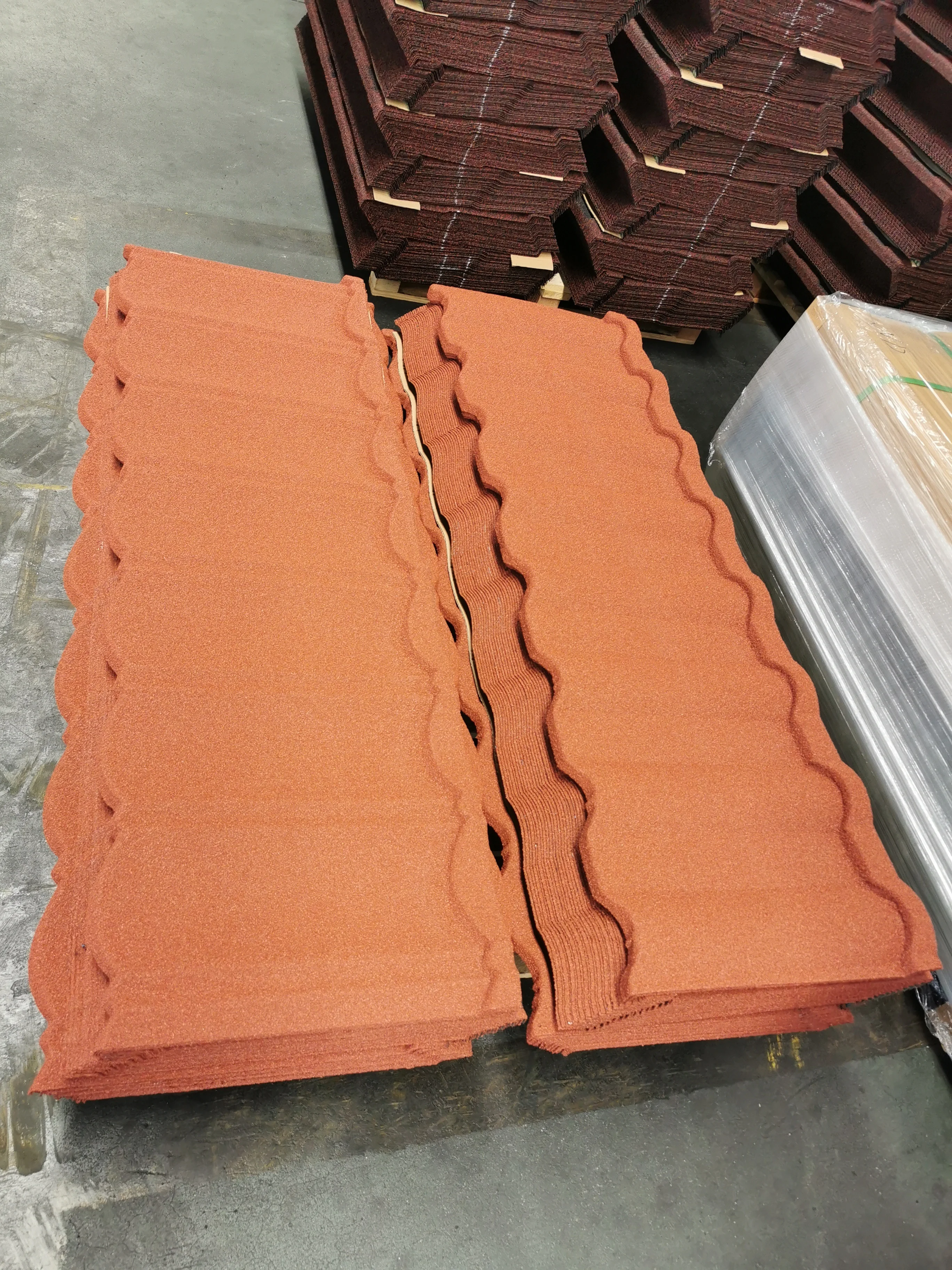 Кровельная Черепица с каменным покрытием стальная кровельная плитка