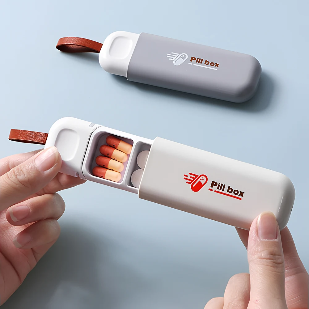 NBBLUESKY Wholesale Mini 3 Compartment New Style Cute Small Plastic Pill Box