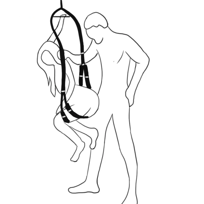 SM Sex Position Love Strong Swing Sex furniture Auxiliary tool prop Fantasy Yoga Erotic toy