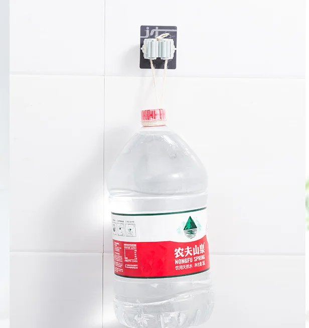 bathroom kitchen wall mounted storage rack for home anti-slip broom mop Handle holder Hook hanger