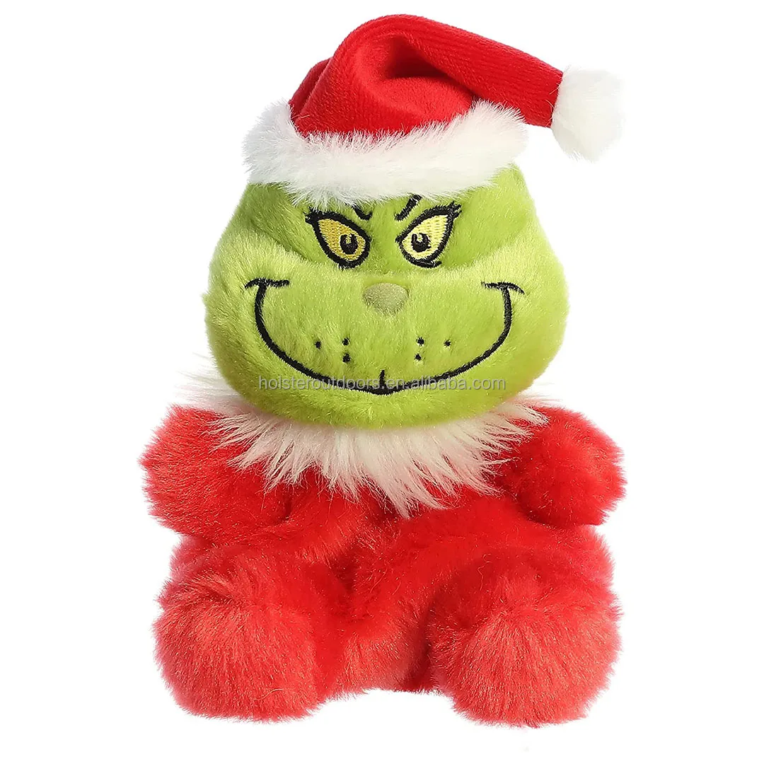 5 inches Santa Palm Pal The Green Monster decorations for home outdoor birthday party toys for kids stuffed animal Christmas