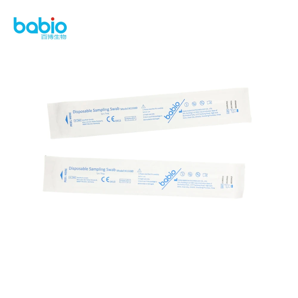 
Disposable sterile nylon swabs for nasopharynx collection are sold 