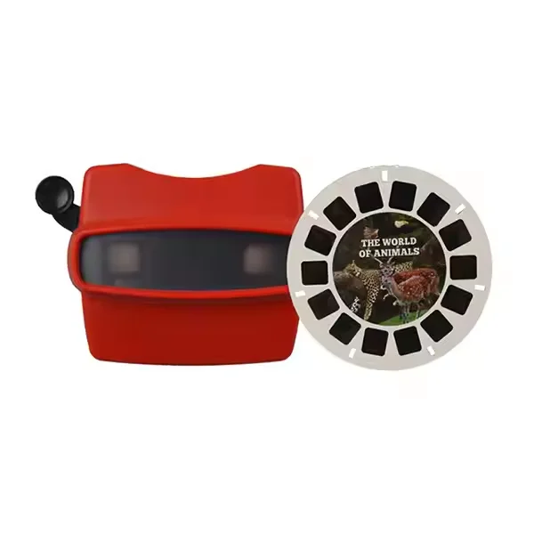 Factory Custom Science Educational Toys Discovery Photo Slide Viewer 3D Viewing Machine Viewfinders With Animal Reel for Kids