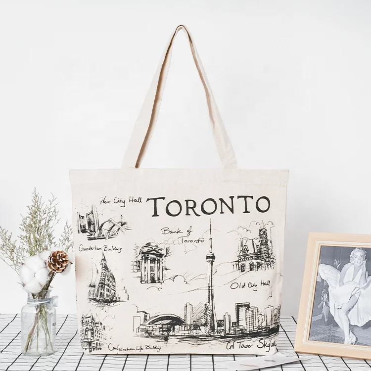 Классический узор органический хлопок холст тотализатор сумка однотонный цвет, делая для женщин