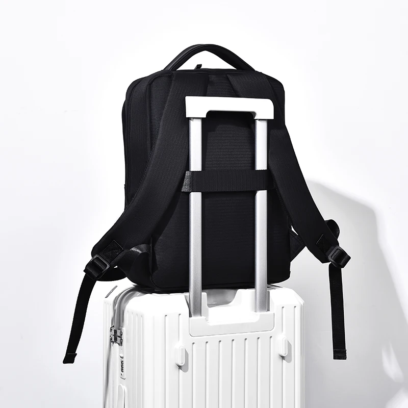 Custom Waterproof 15.6 Black large teenagers anti theft mens travel women Laptop computer bag Backpacks with usb