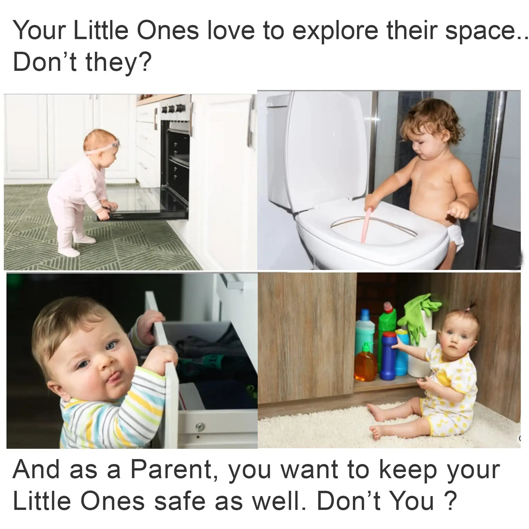 Child Safety Strap Locks Adjustable And Reusable Baby Safety Cabinet Latch Easy Installation No Drilling Required