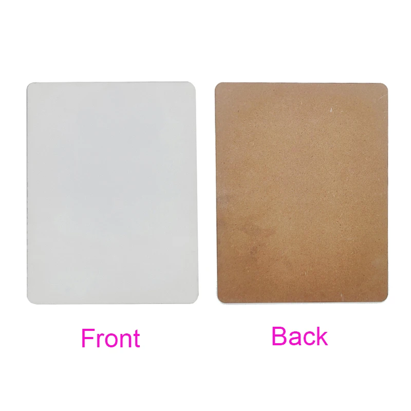Qualisub 5mm Single Sided Sublimation MDF Whiteboard Blanks for Heat Press
