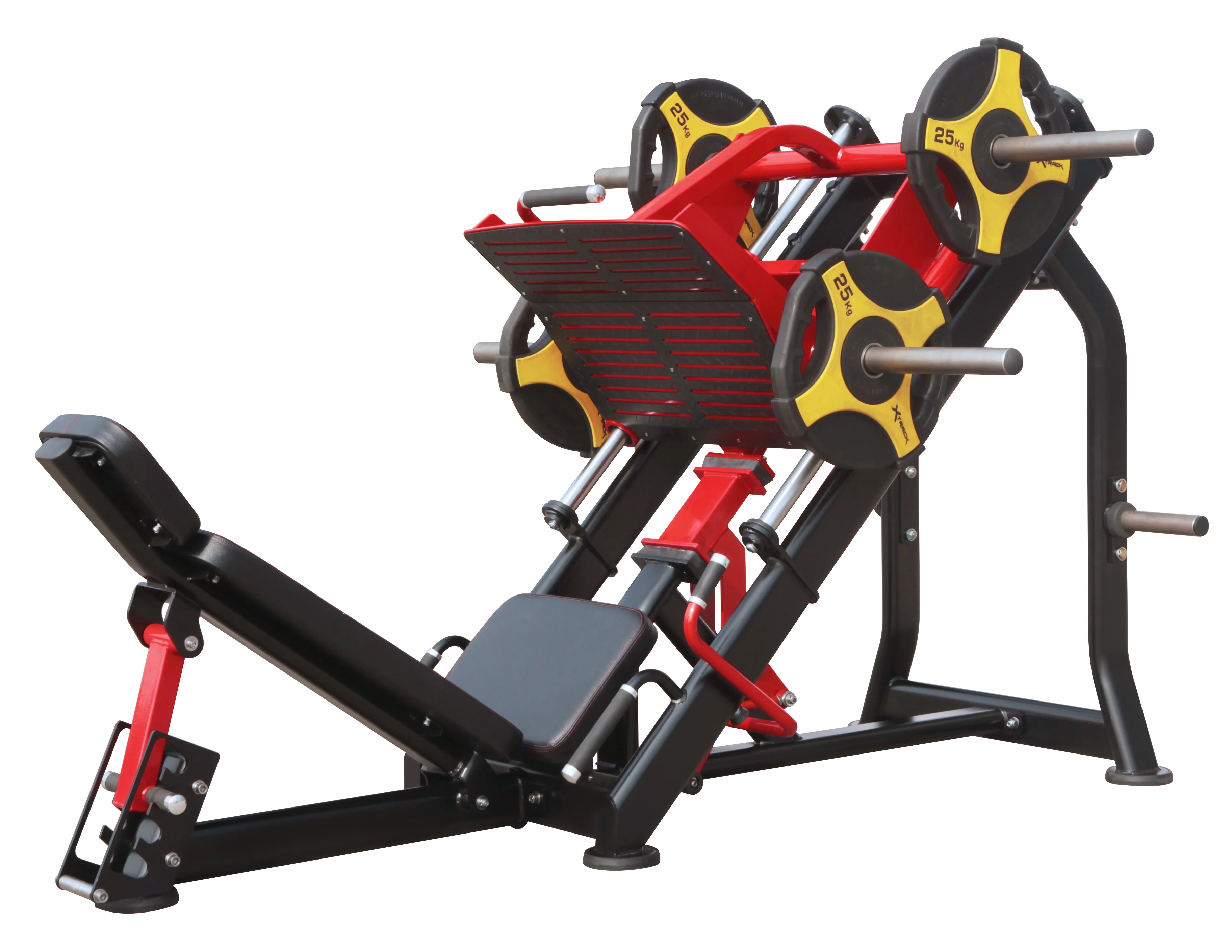 Leg extension leg curl plate carrier weight loading vest