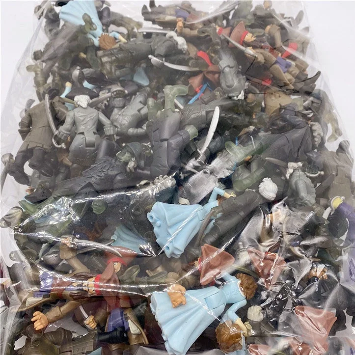 Mini Kids Toy Action Figurine Ornaments Human Anime Plastic Doll Decor Pirate Figure