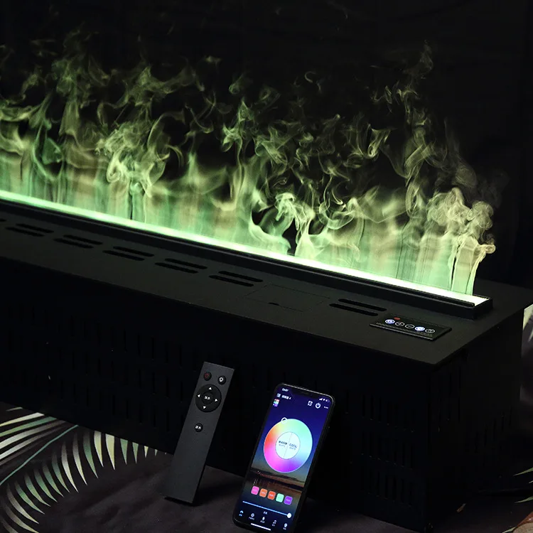 Modern Design Electric Fireplace with Remote Control Steam Water Artificial Firewall for Indoor Heating & Home Decoration