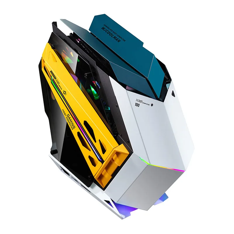
OEM High quality atx with power supply fan cooler master plastic LED customizable dustproof gaming computer hardware 