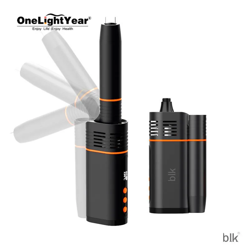 
2020 Hot-selling and high quality authentic Portable Dry Herb Vaporizer BLK Rotary with 1800mah battery vape pen 