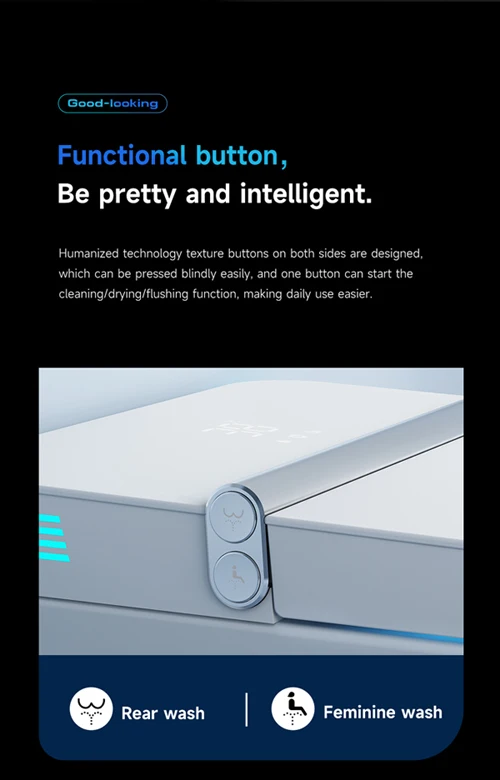 Fanwin  Toilet One Piece Smart Toilet automatic sensor flushing  cUPC water sense FW-ST183