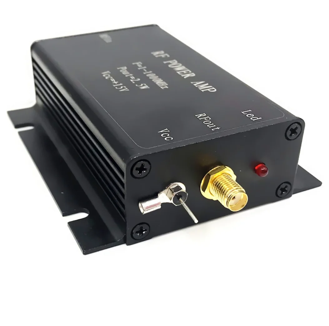 Black 2.5W 1-1000MHz Radio Frequency Power Amplifier RF Power Amplifier