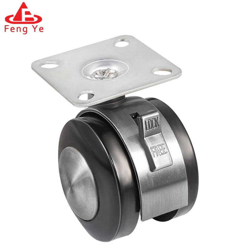 Factory Direct Office Furniture Chair Zinc Alloy Caster Wheels Stainless Steel Table Wheel Caster