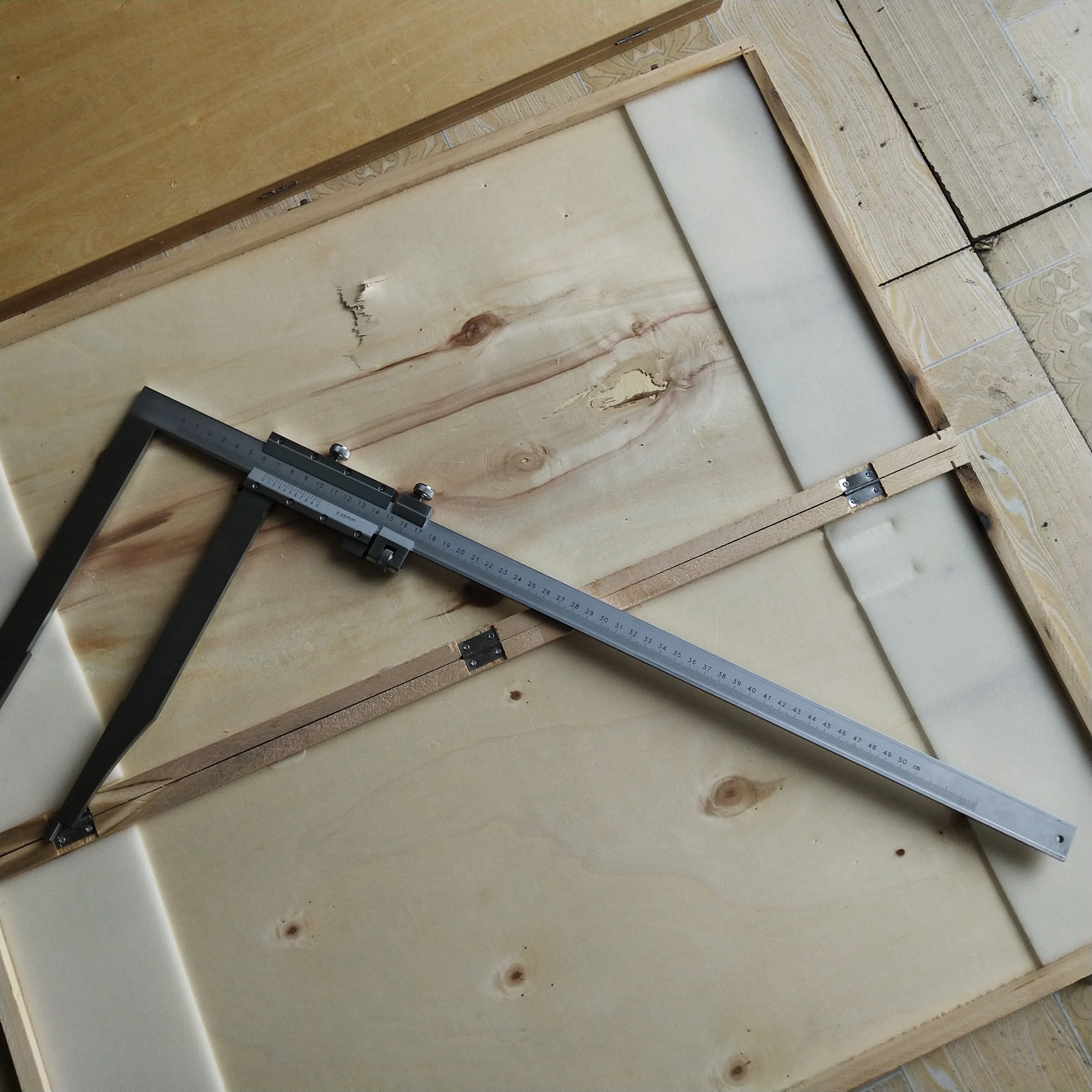 Измерительные инструменты стальной штангенциркуль с нониусом 0-500 удлиненный 250 мм точность шага 0 05