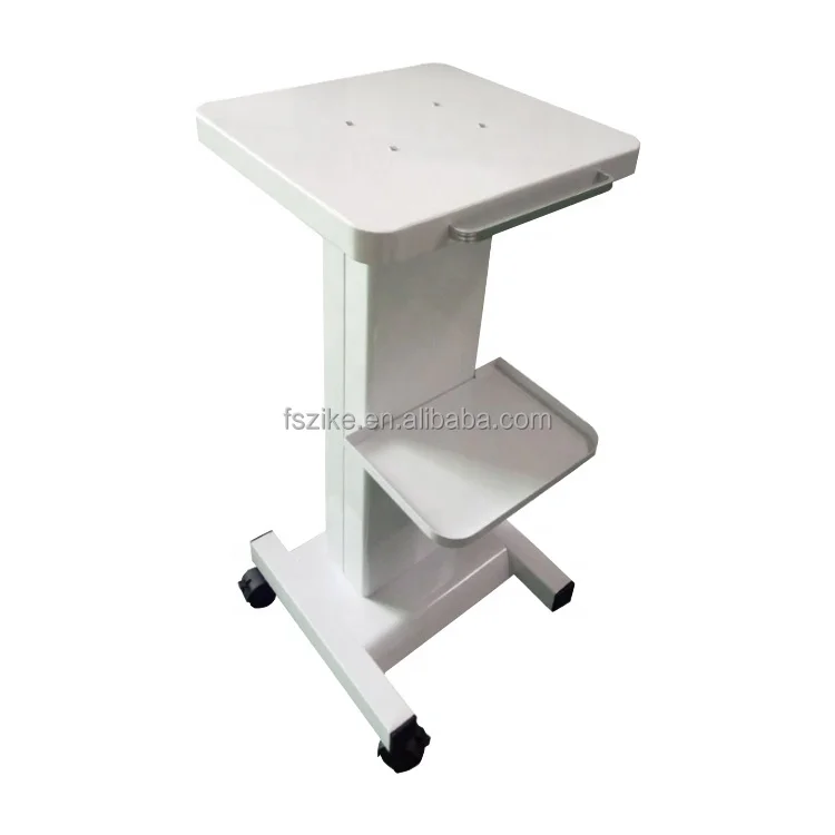 Салон Тележка стеклянная подставка косметический инструмент для красоты чемодан на колесиках для лоток прокатного тележка с колесом